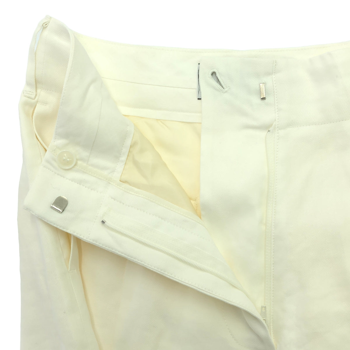 第三雜誌 / 第三雜誌 |亞麻混紡錐形褲 |尺寸 3 |白色 |女性的