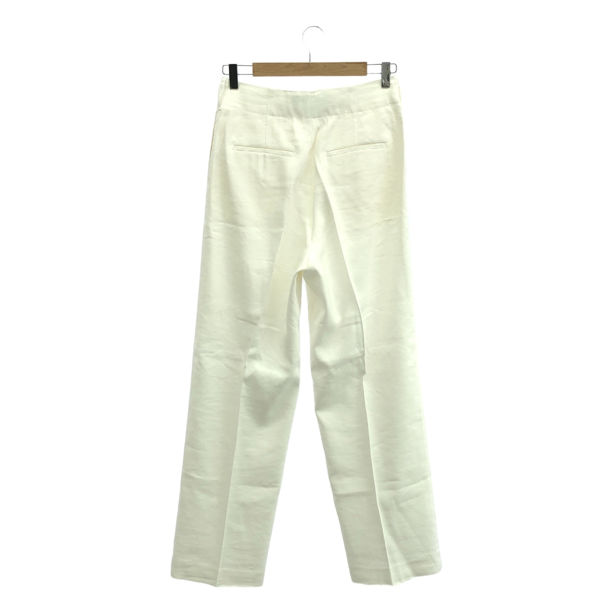 第三雜誌 / 第三雜誌 |亞麻混紡錐形褲 |尺寸 3 |白色 |女性的