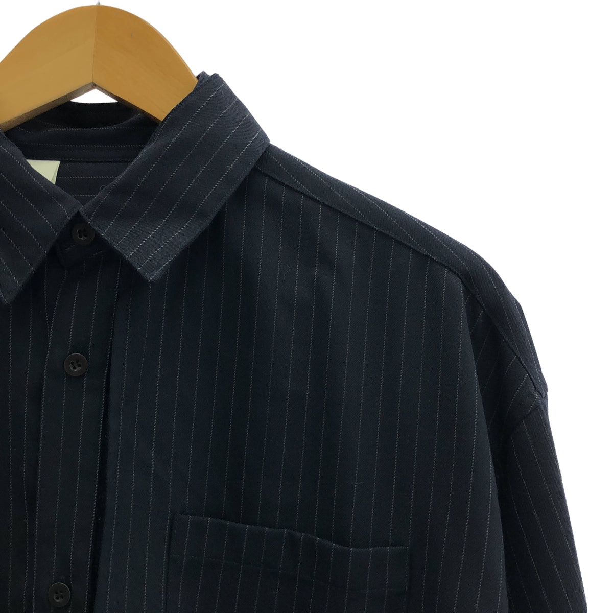 N.HOOLYWOOD | 2020AW | Wool striped shirt | 36 | Men's