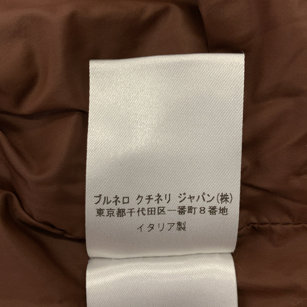 BRUNELLO CUCINELLI / ブルネロクチネリ | ロゴボタン ダウンベスト | 50 | メンズ