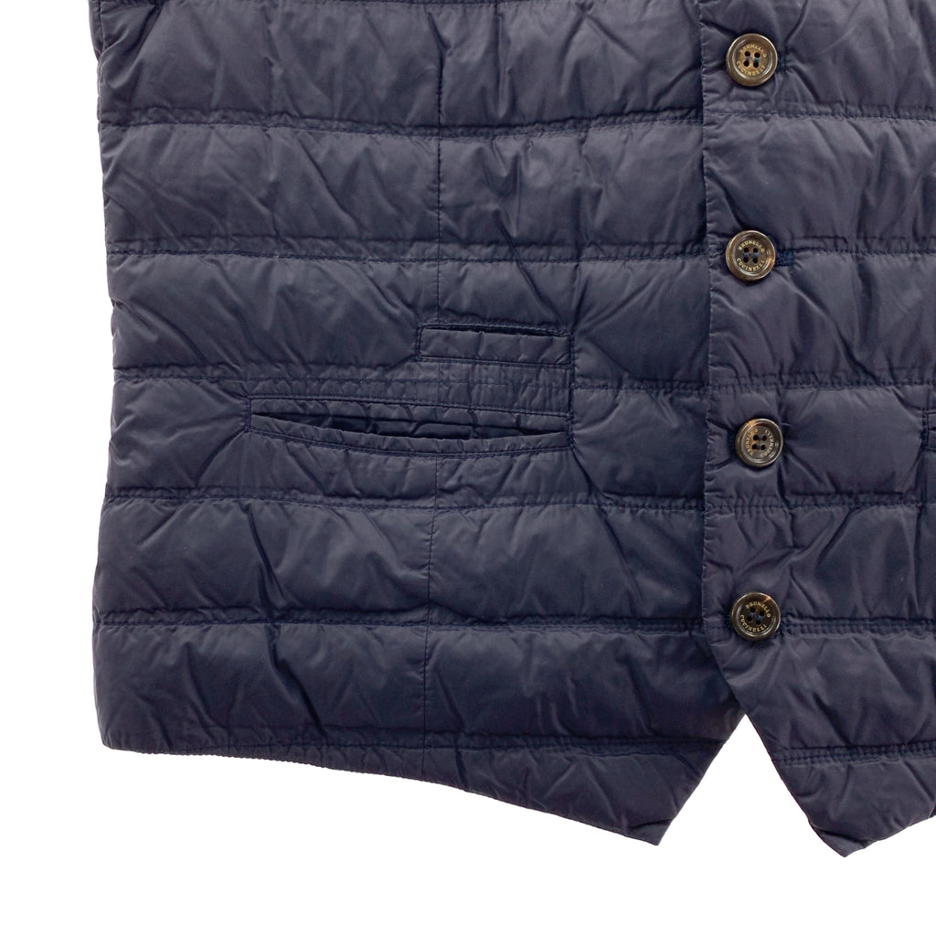 BRUNELLO CUCINELLI / ブルネロクチネリ | ロゴボタン ダウンベスト | 50 | メンズ