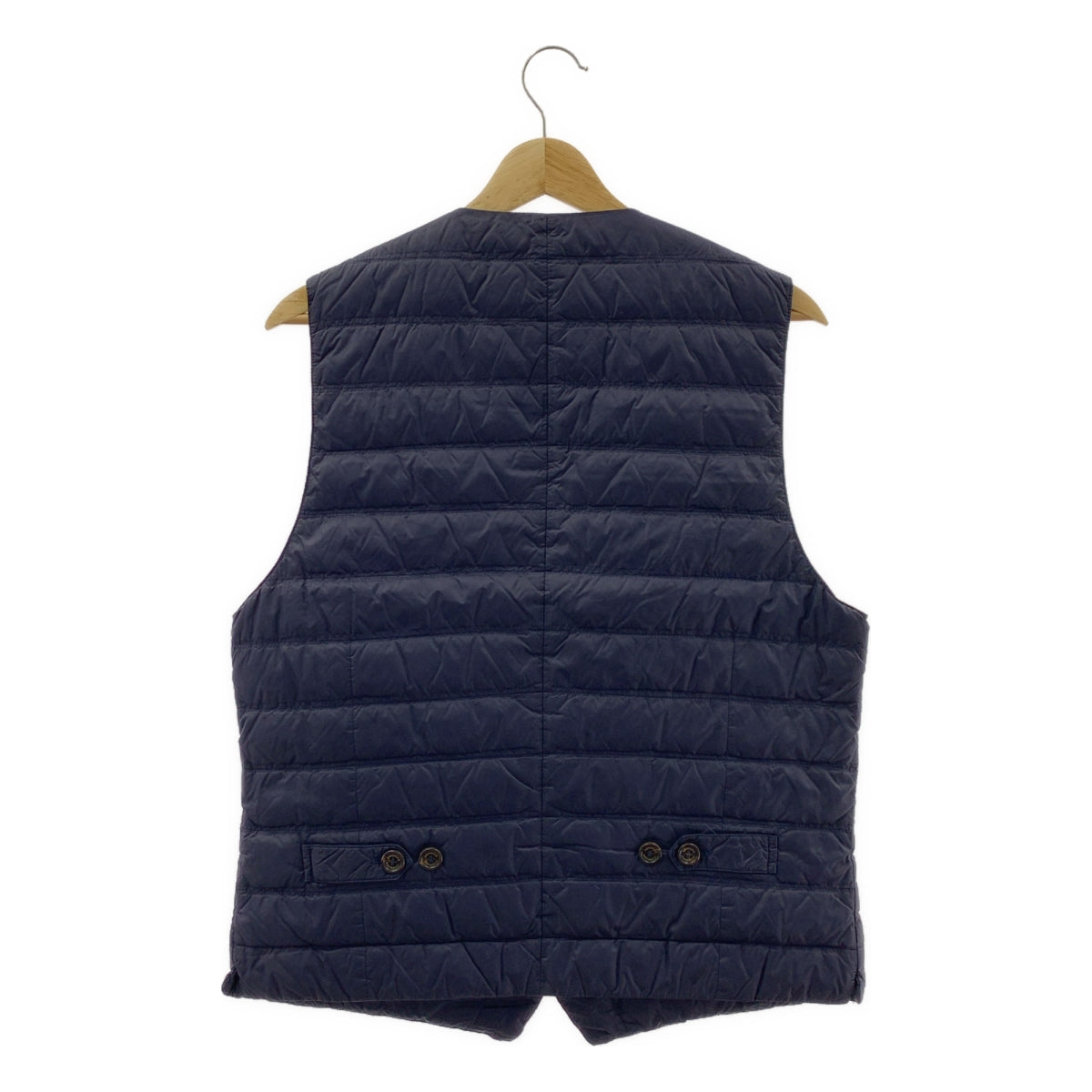 BRUNELLO CUCINELLI / ブルネロクチネリ | ロゴボタン ダウンベスト | 50 | メンズ