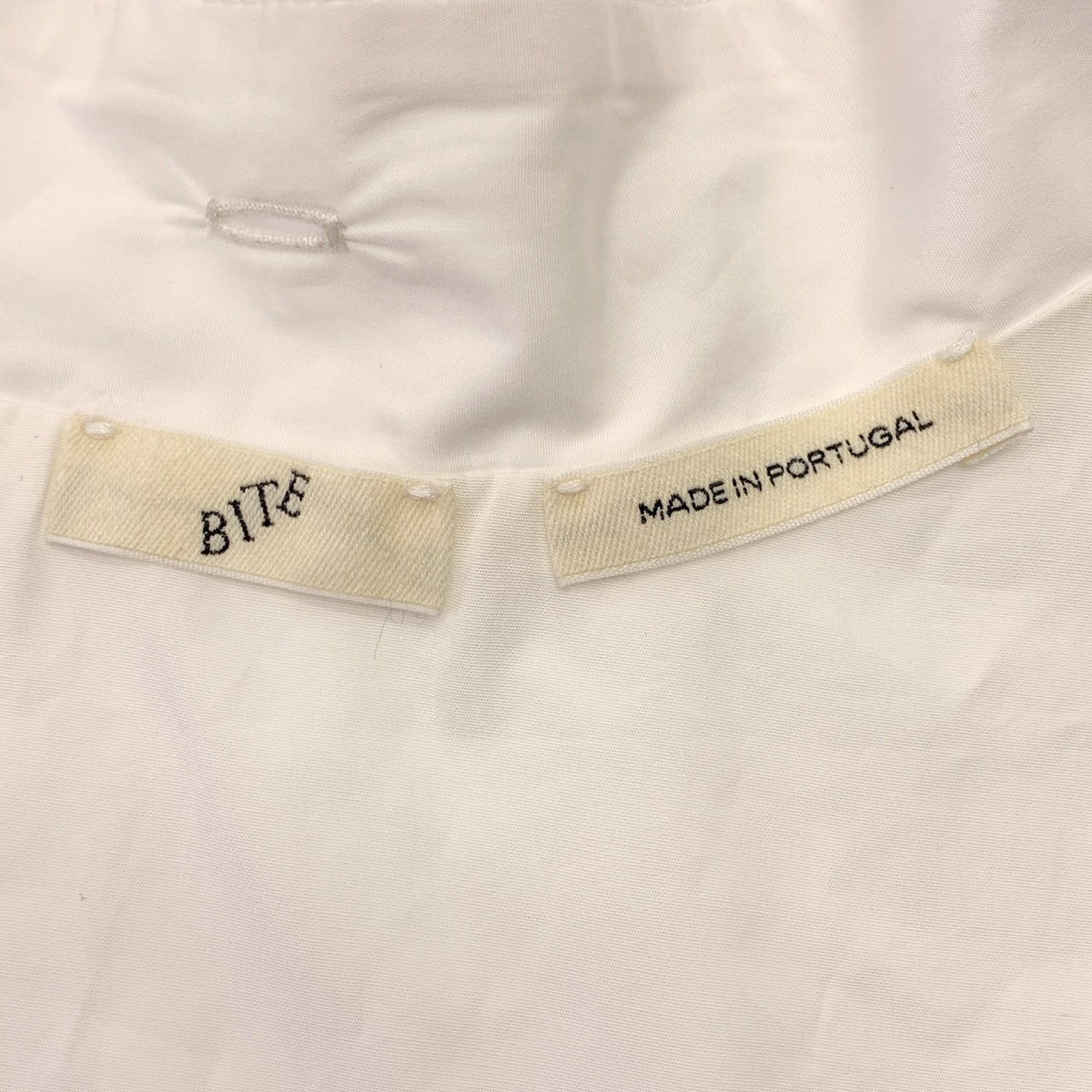 【美品】  BITE / バイト | ケープカラー コットン ワイドスリーブ シャツ | 4 | ホワイト | レディース