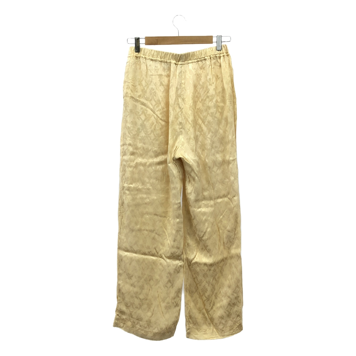 ne Quittez pas / Nukitepa | Rayon Jqd Pants Rayon Jacquard Easy Pants | M | Yellow | Men's