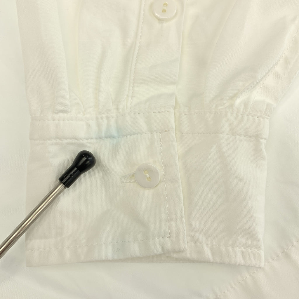 TOUJOURS | 2025春夏系列 | 荷葉邊襯衫，棉質荷葉邊襯衫 | 1碼 | 女款