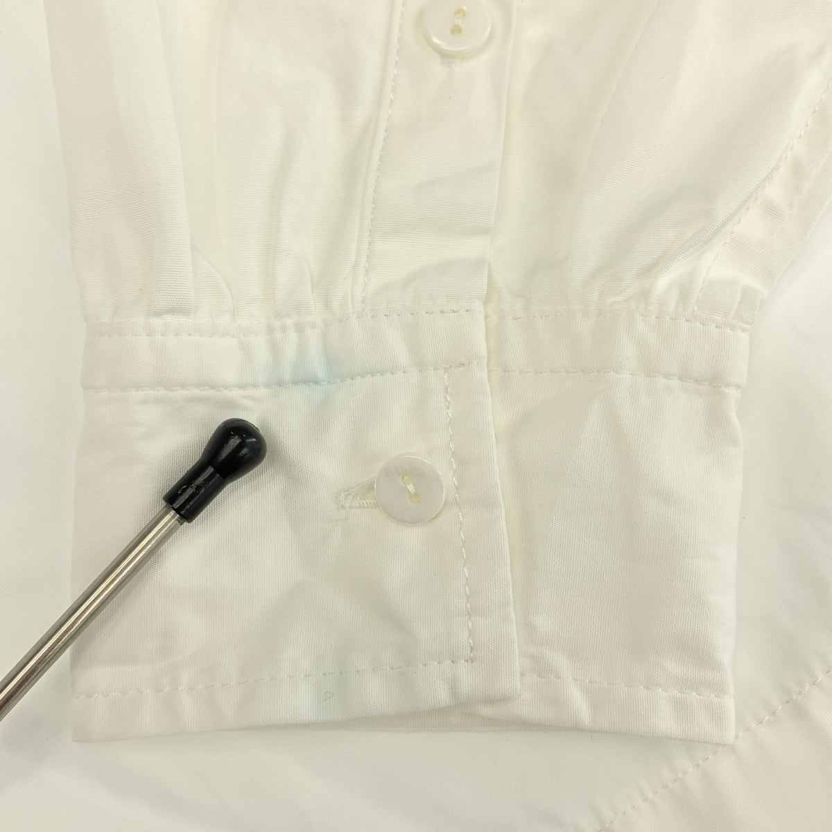 TOUJOURS | 2025春夏系列 | 荷葉邊襯衫，棉質荷葉邊襯衫 | 1碼 | 女款