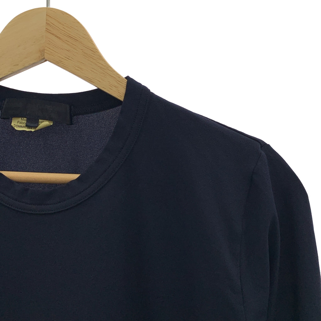COMME des GARCONS / Comde Garson | 2014AW | 폴리 에스테르 프릴 장식 크루 넥 컷소우 | S | 네이비 | 여성