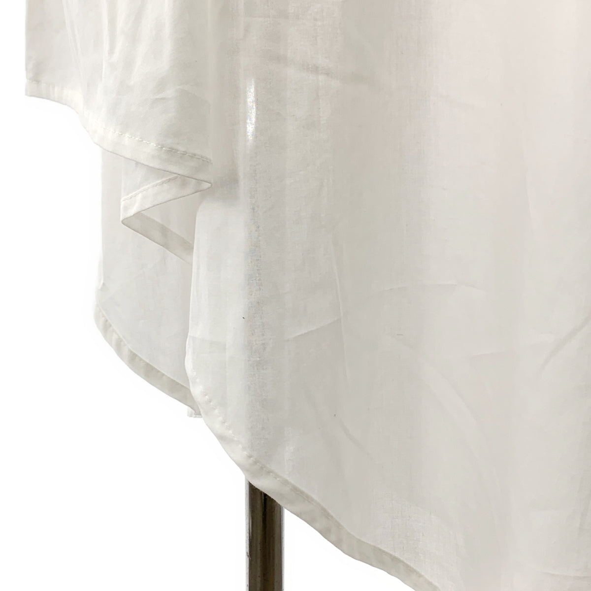 [新品] LIMI feu | 棉質不對稱洋裝 | S碼 | 白色 | 女款