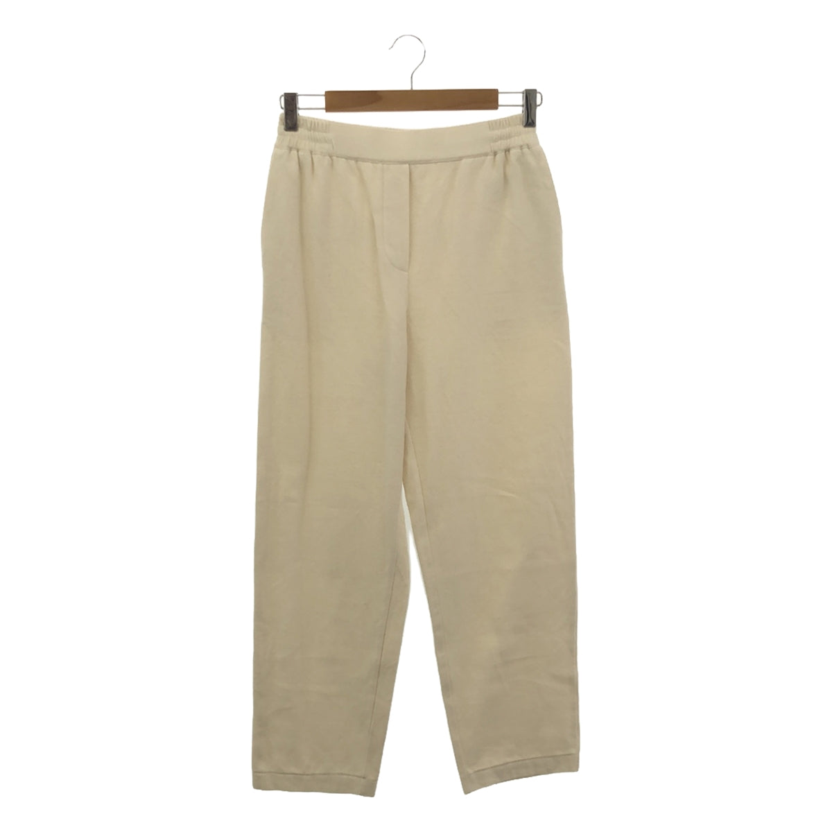 ARGUE / 아규 | FLANNEL BIO-RE ORGANIC COTTON CIGARET PANTS 와이드 팬츠 | 1 | 아이보리 | 여성