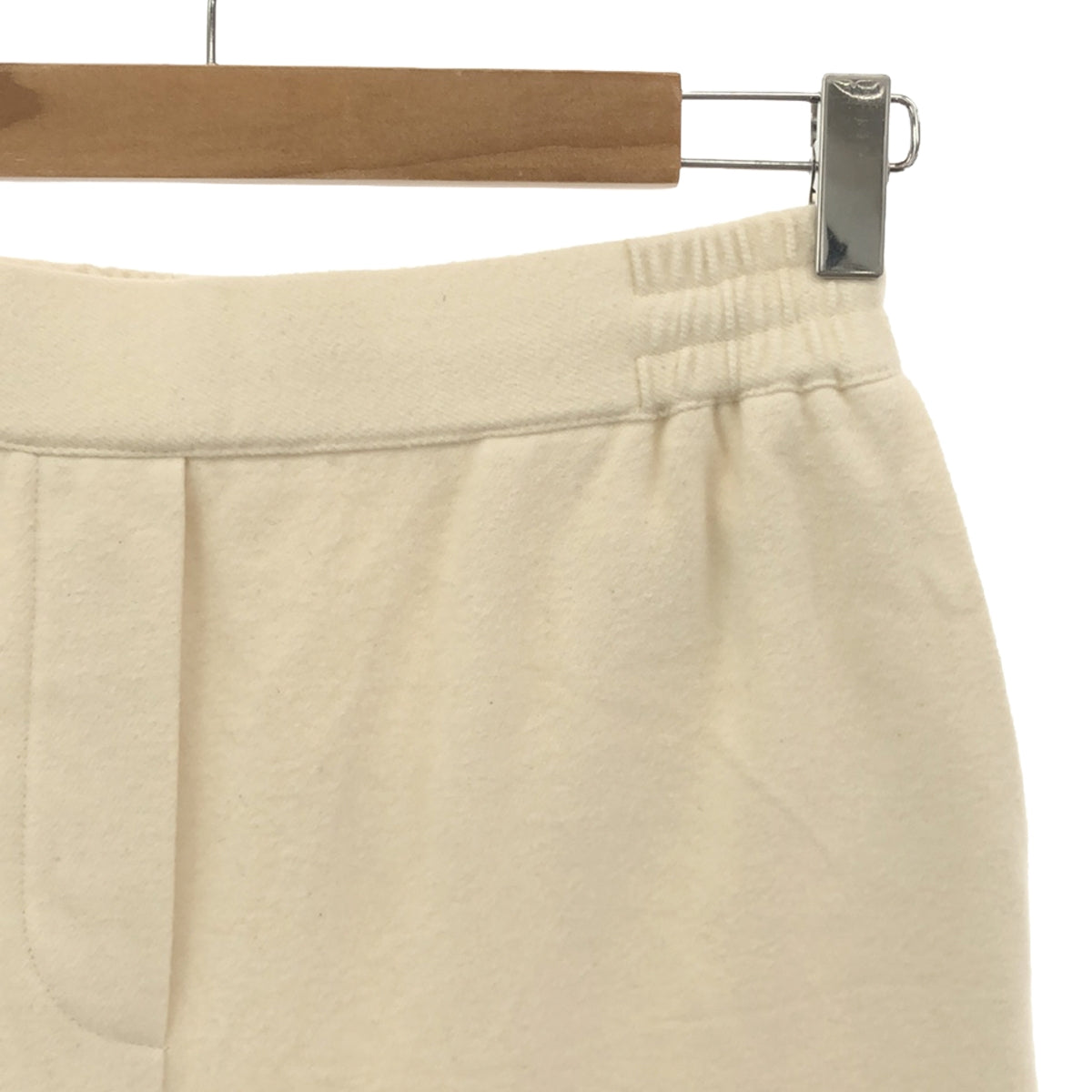 ARGUE / アーギュ | FLANNEL BIO-RE ORGANIC COTTON CIGARET PANTS ワイドパンツ | 1 | アイボリー | レディース
