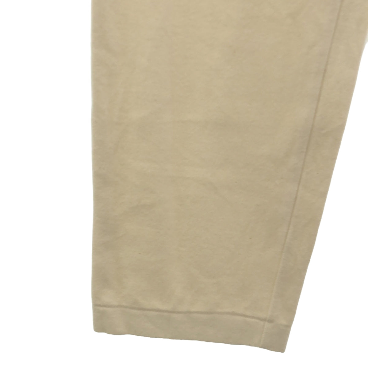 ARGUE / アーギュ | FLANNEL BIO-RE ORGANIC COTTON CIGARET PANTS ワイドパンツ | 1 | アイボリー | レディース