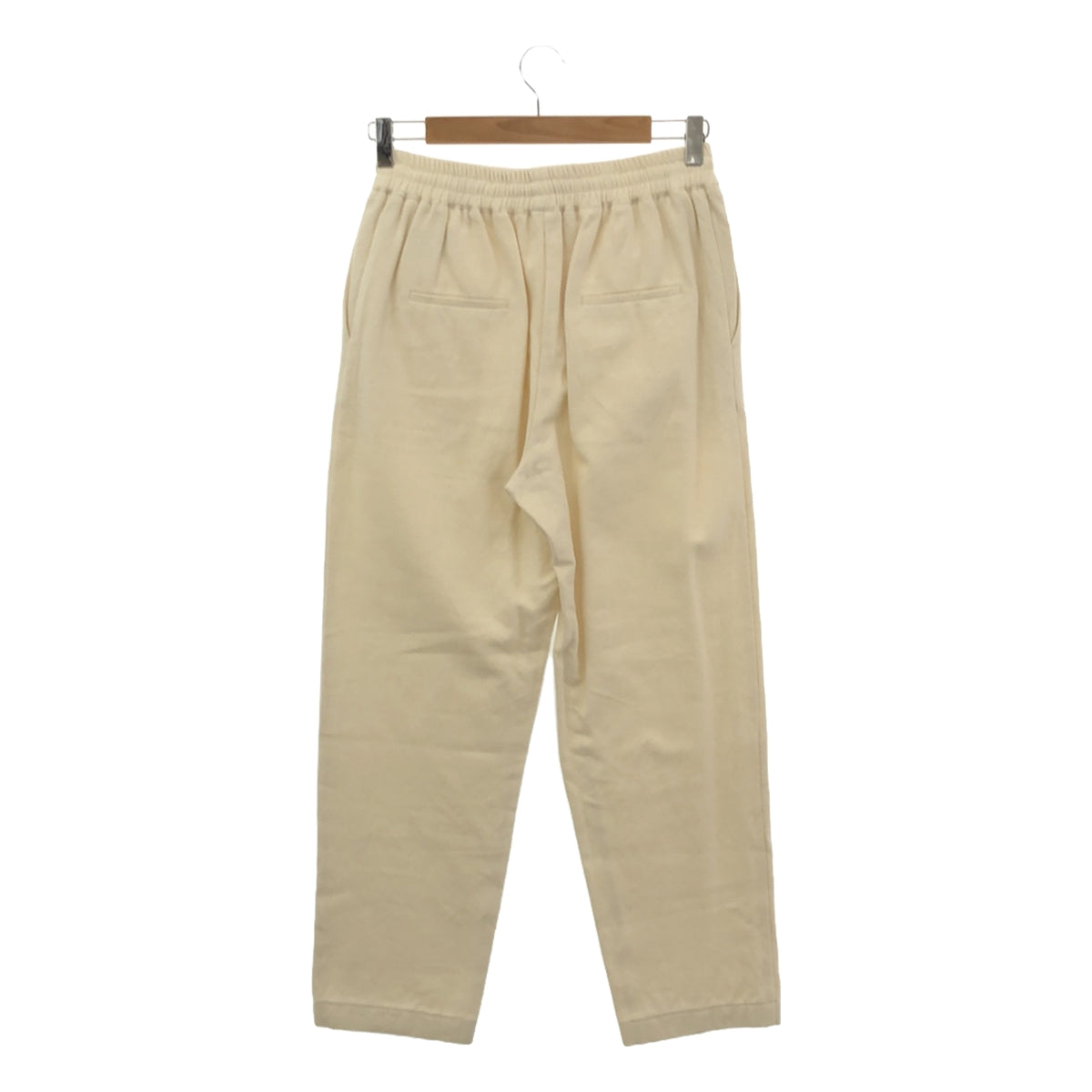 ARGUE / アーギュ | FLANNEL BIO-RE ORGANIC COTTON CIGARET PANTS ワイドパンツ | 1 | アイボリー | レディース