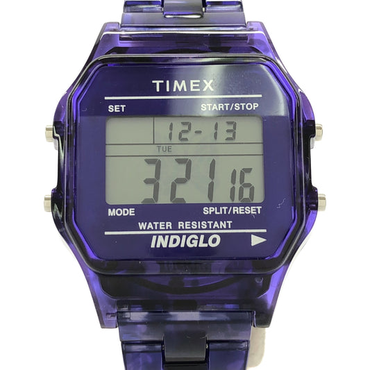 Needles / ニードルス | × TIMEX × BEAMS BOY 別注 Classic Digital Purple / 25周年記念 デジタル  腕時計 |