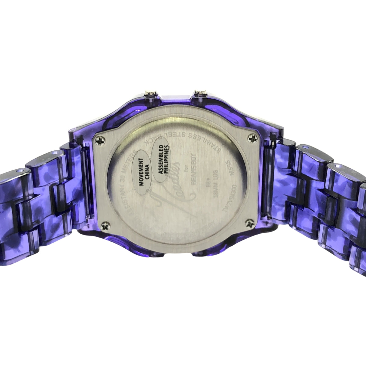 Needles / ニードルス | × TIMEX × BEAMS BOY 別注 Classic Digital Purple / 25周年記念 デジタル  腕時計 |