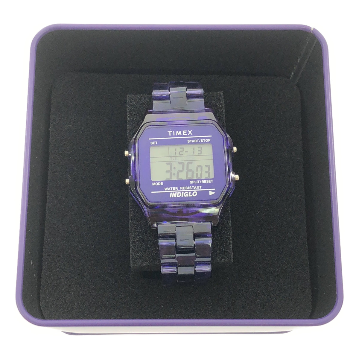 Needles / ニードルス | × TIMEX × BEAMS BOY 別注 Classic Digital Purple / 25周年記念 デジタル  腕時計 |