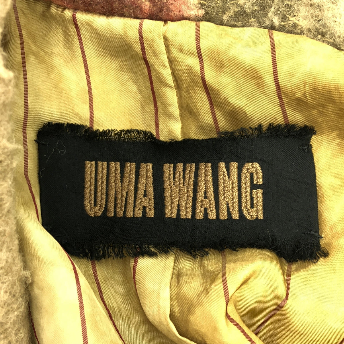 UMA WANG / Yuma Wang | 2022AW | CASSIE COAT / Shrink-wrapped overcoat / Fully lined | S | Men's