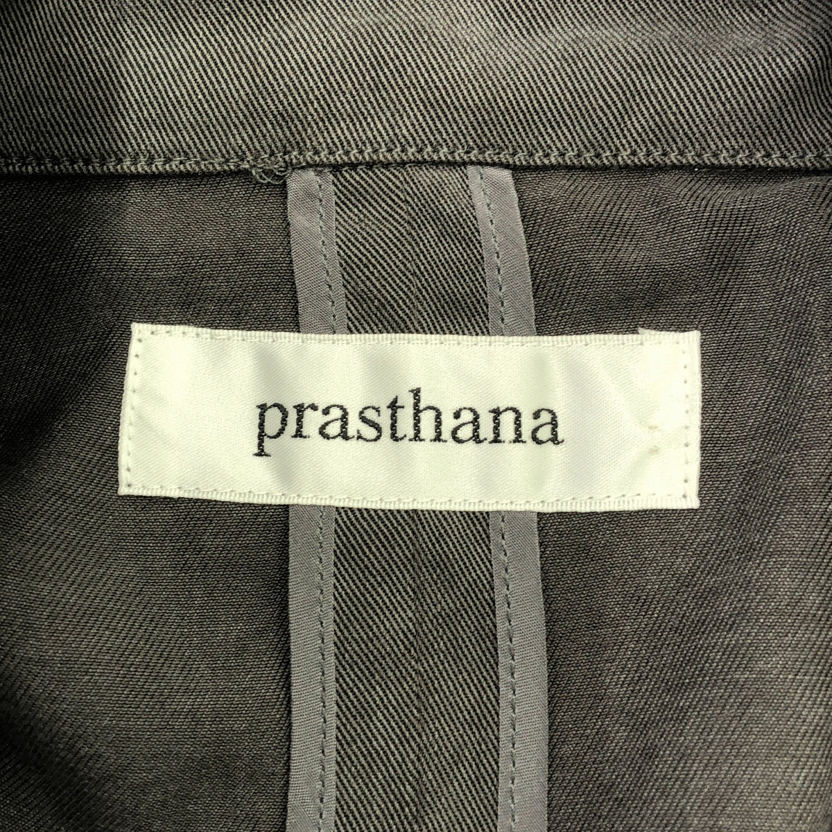 【신품】 prasthana / 프라스타나 | passive track jacket | M | 그레이 | 남성