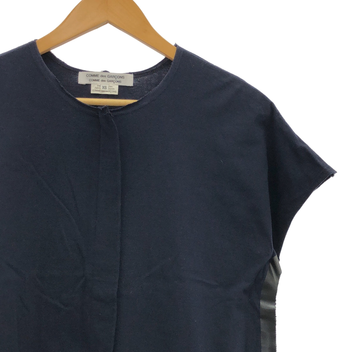 COMME des GARCONS | 巴黎時裝週2015春夏 |棉質重組膠帶 T 卹 | XS |