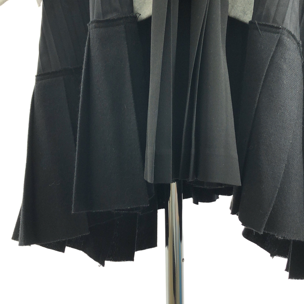 JUNYA WATANABE COMME des GARCONS / ジュンヤワタナベ | 2021AW | プリーツ切替 オーバーサイズ スウェット ワンピース | S | レディース