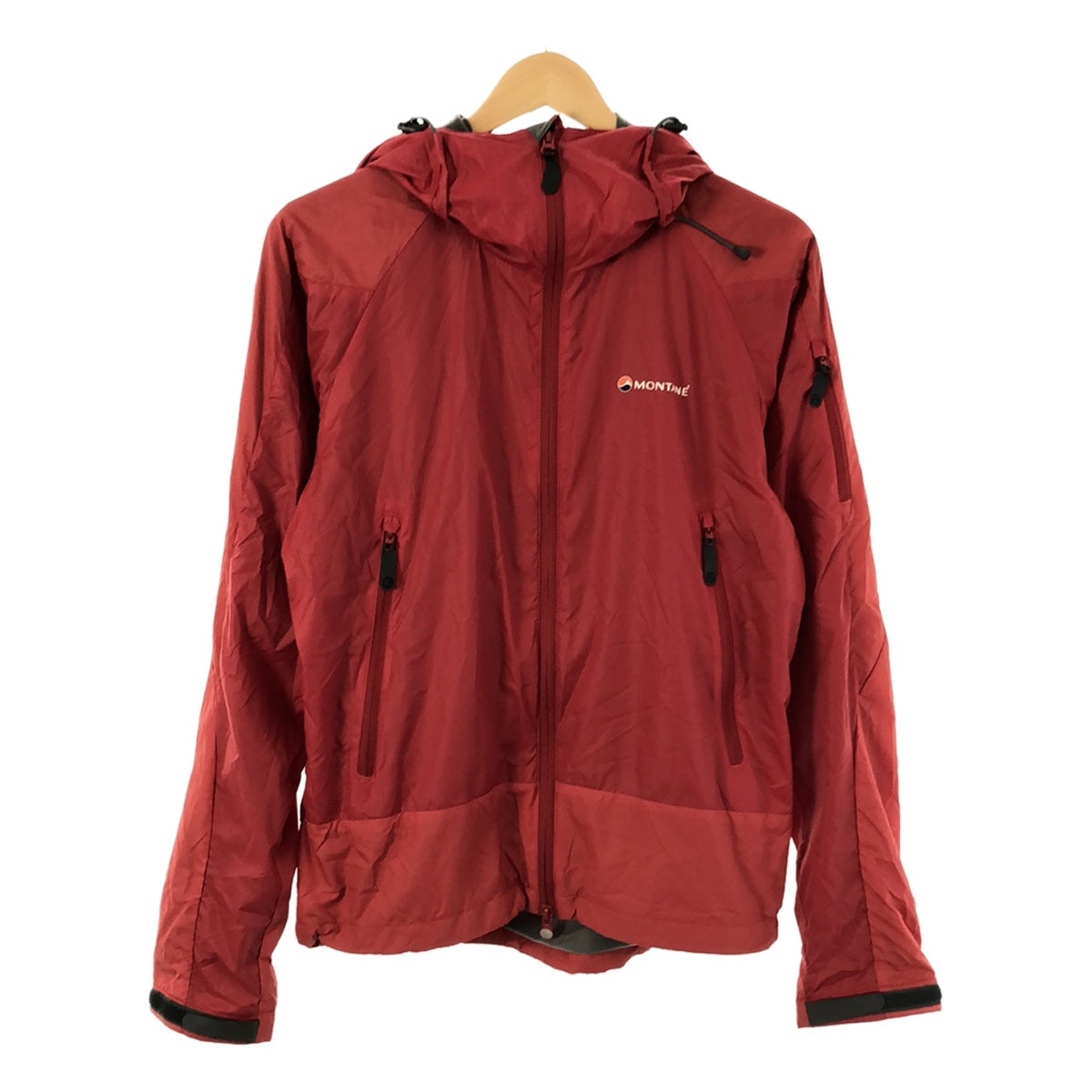 MONTANE | Pertex nylon hooded jacket | S | Red | Men's