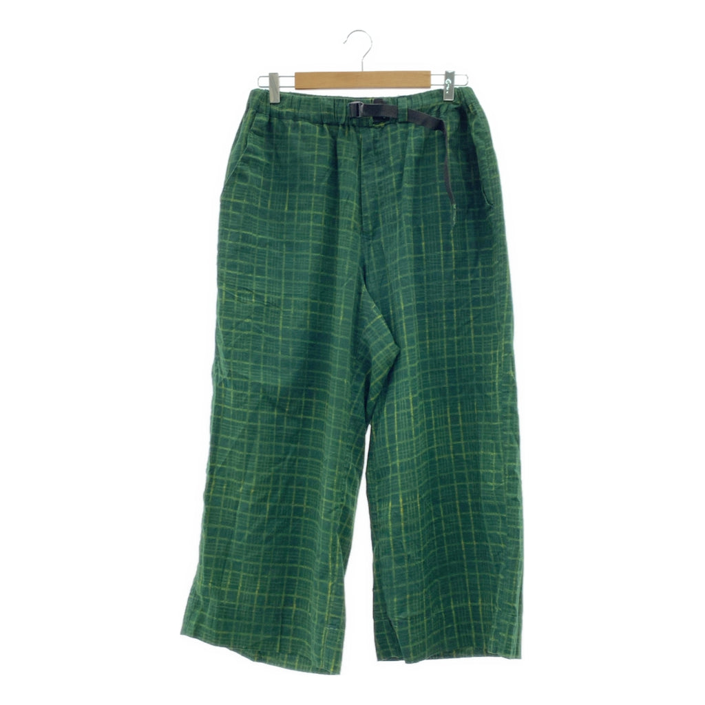 DA'S | 印度布料寬褲 | 格紋寬鬆休閒褲 | 3碼 | 男士