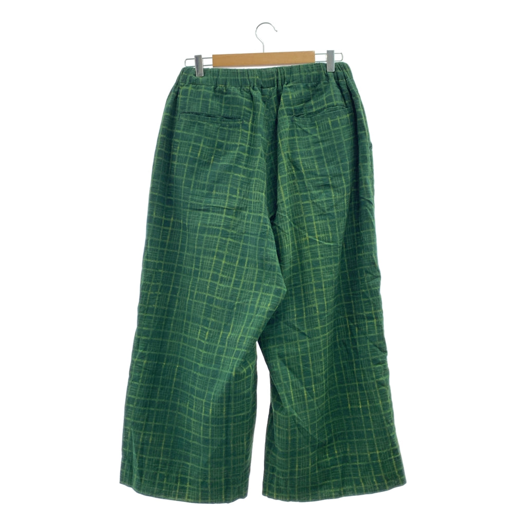 DA'S | 印度布料寬褲 | 格紋寬鬆休閒褲 | 3碼 | 男士