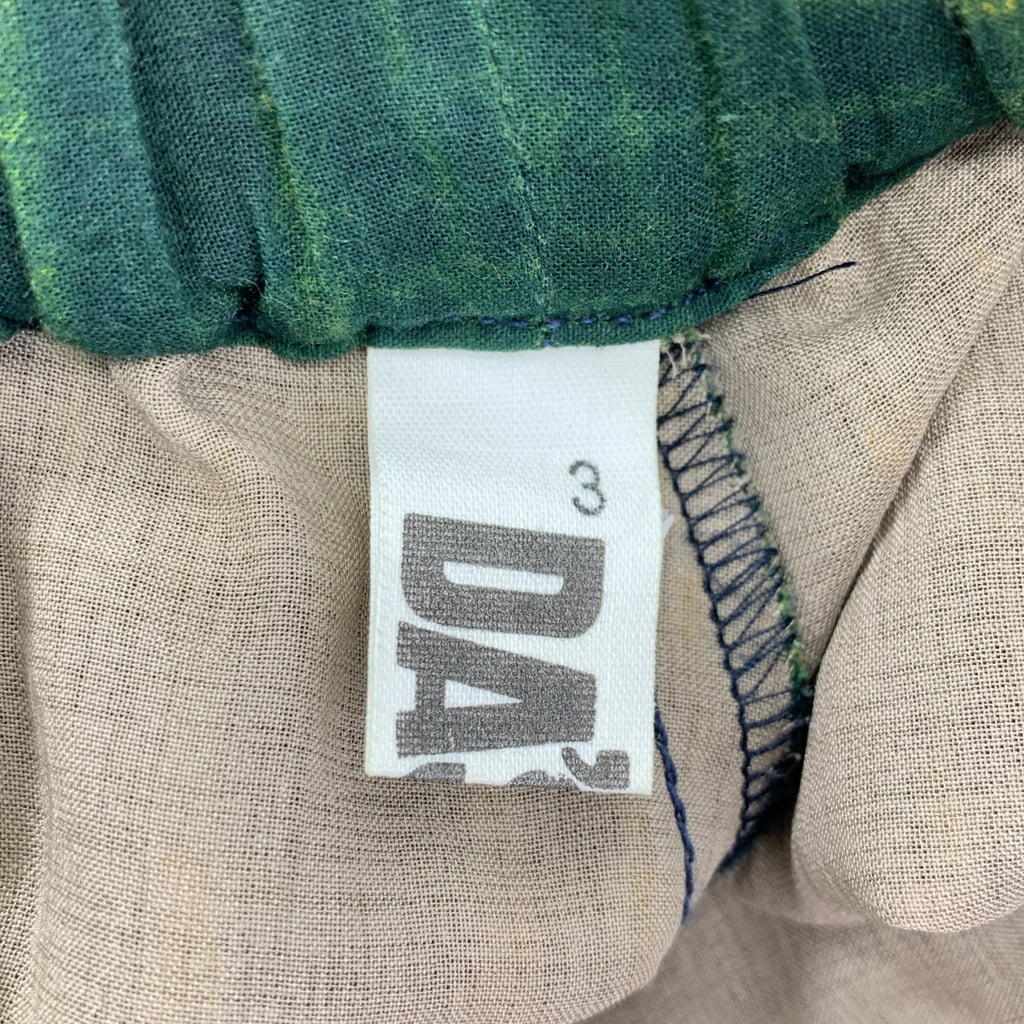 DA'S | 印度布料寬褲 | 格紋寬鬆休閒褲 | 3碼 | 男士