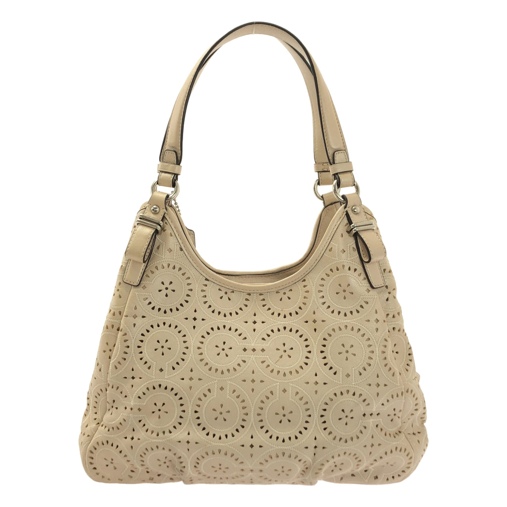 COACH Madison Maggie 鏤空單肩包 | 米色 | 女士