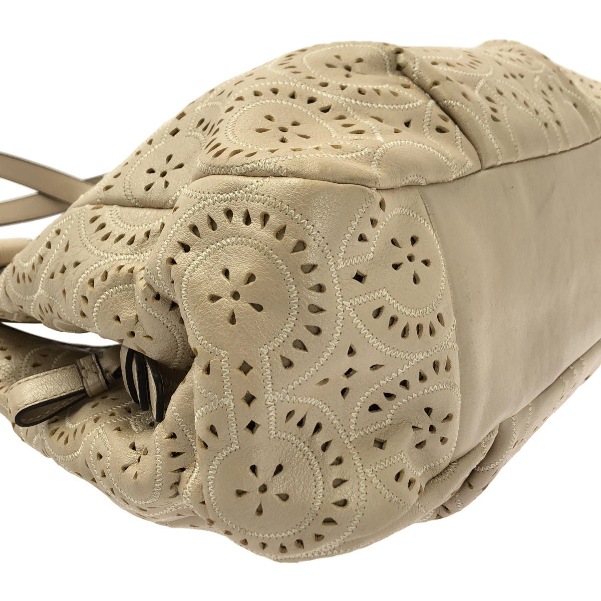 COACH Madison Maggie 鏤空單肩包 | 米色 | 女士