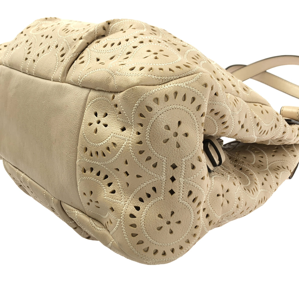 COACH Madison Maggie 鏤空單肩包 | 米色 | 女士