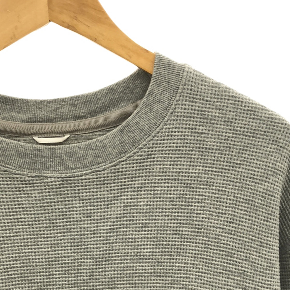 [Good Condition] REIGNING CHAMP | Thermal Crew Neck Long Sleeve T-Shirt Cut and Sew | S | Gray | Men's