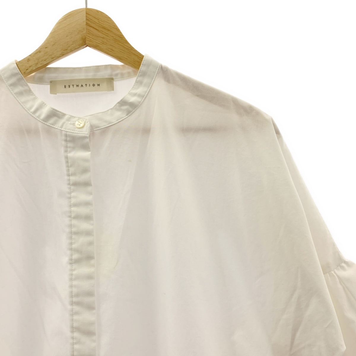 ESTNATION / エストネーション | フリルギャザーボリュームブラウス | F | レディース