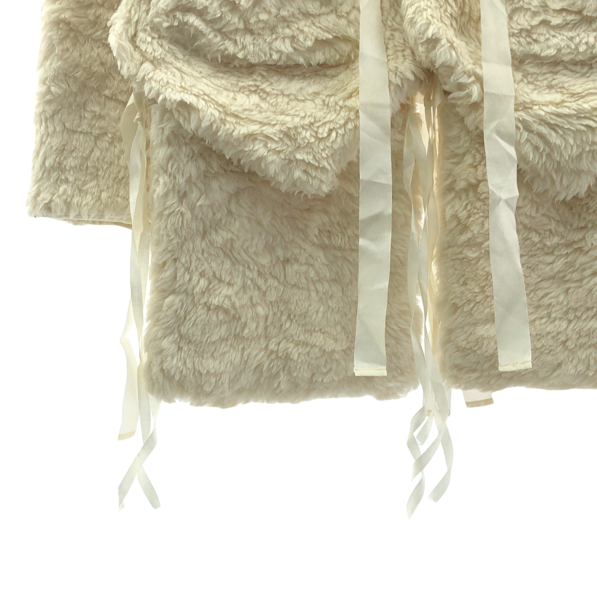【新品】  Midorikawa / ミドリカワ | 2021AW | ORGANIC BOA BLOUSON オーガニックボアブルゾン | FREE | IVORY / アイボリー | メンズ