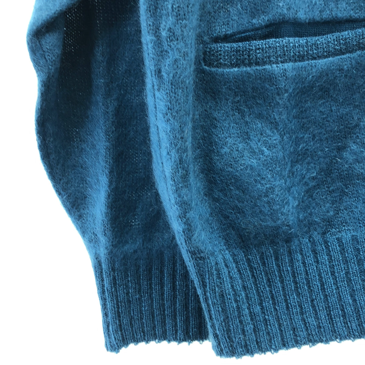 WACKO MARIA / 와코 마리아 | 2022AW | MOHAIR CARDIGAN 모헤야 가디건 | M | 블루 | 남성