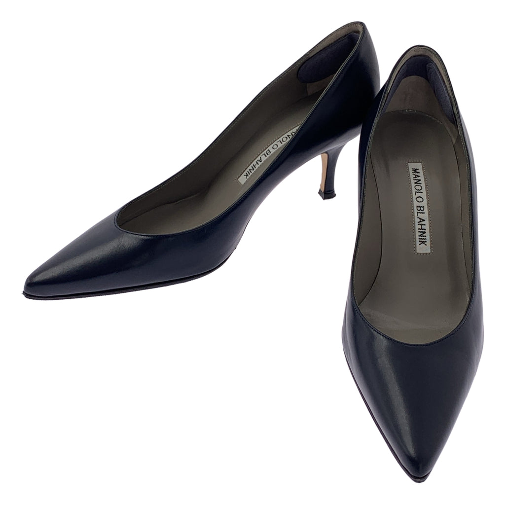 MANOLO BLAHNIK | 皮革尖頭高跟鞋 | 尺寸 35 1/2 | 女款