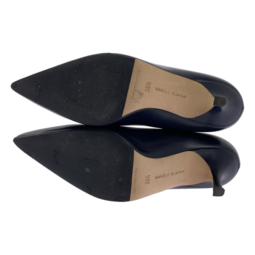 MANOLO BLAHNIK | 皮革尖頭高跟鞋 | 尺寸 35 1/2 | 女款