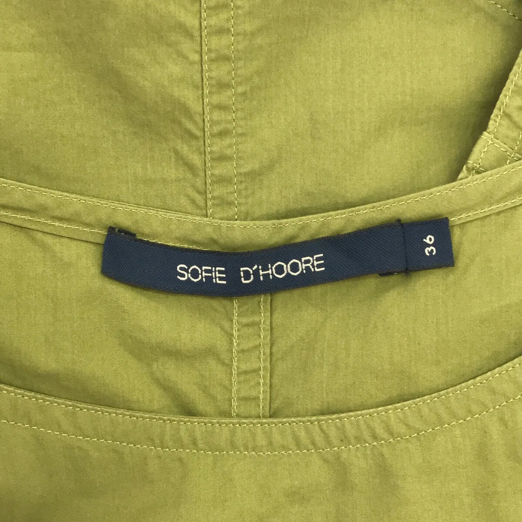 SOFIE D'HOORE / 소피돌 | 코튼 전환 플레어 원피스 | 36 | 카키 | 여성