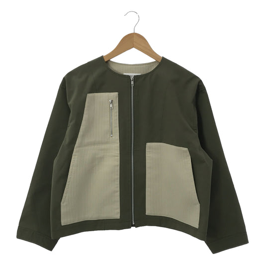 LUCA / LADY LUCK LUCA / LUCA / LADY LUCK LUCA | Quilted pocket no-collar military blouson / jacket | 38 | Women's