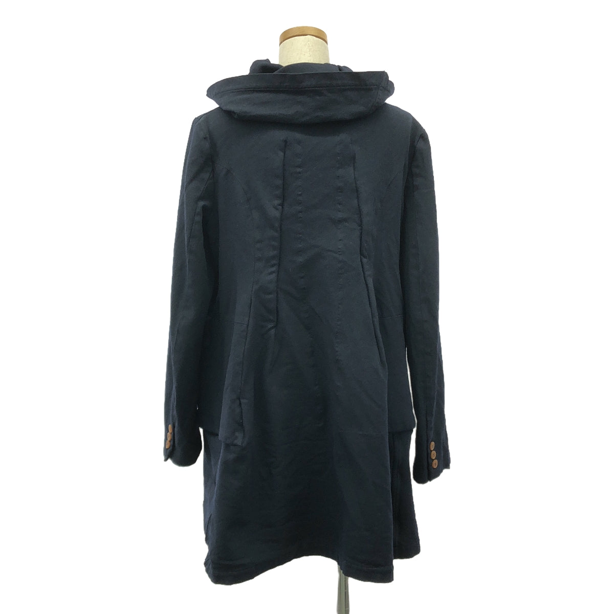 COMME des GARCONS COMME des GARCONS / Comme des | 2012AW | Polyester shrunken coat hoodie / lined | S | Women's