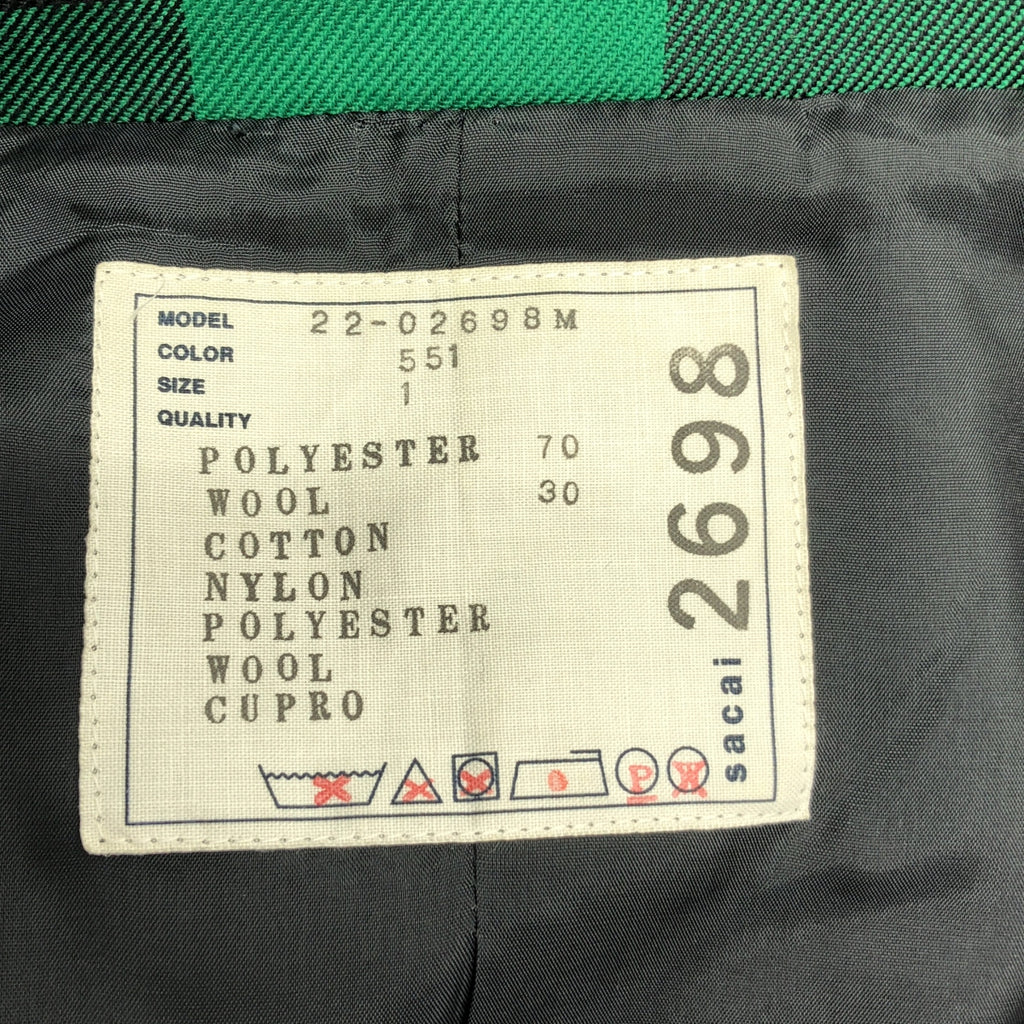 sacai / サカイ | 2022SS | バッファローチェックブルゾン ジャケット | 1 | メンズ