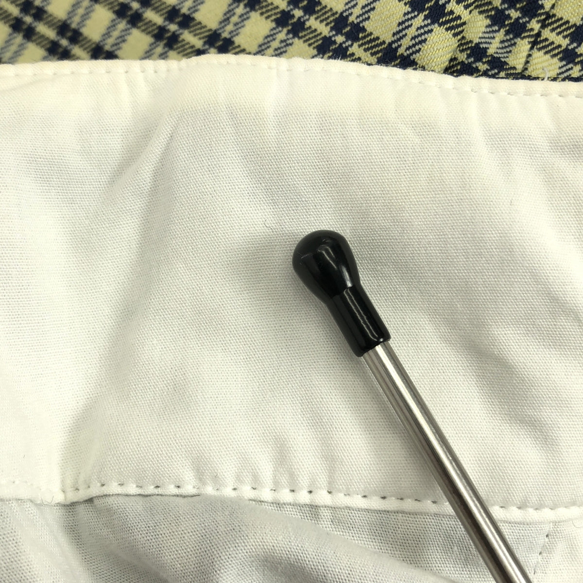 Plan C / 플랜시 | 체크 와이드 2 택 팬츠 | 36 |