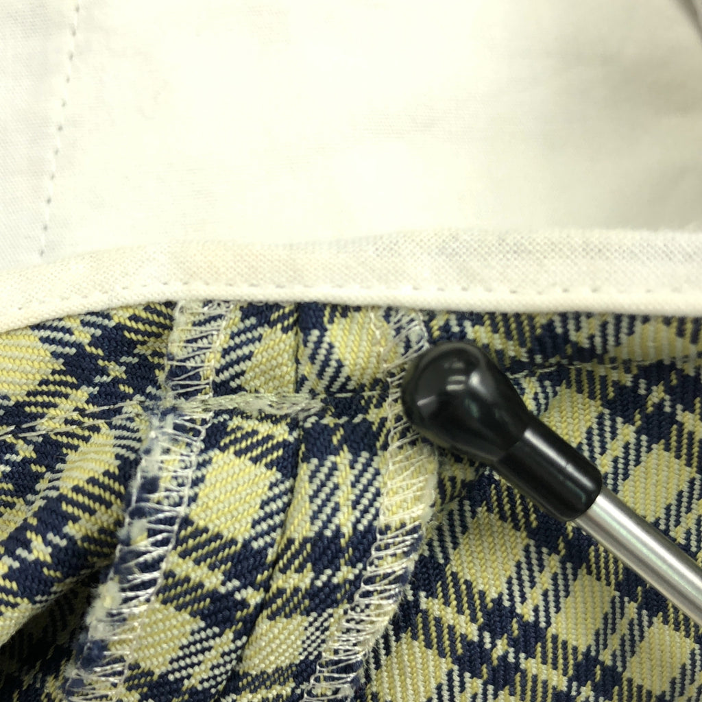 Plan C / 플랜시 | 체크 와이드 2 택 팬츠 | 36 |