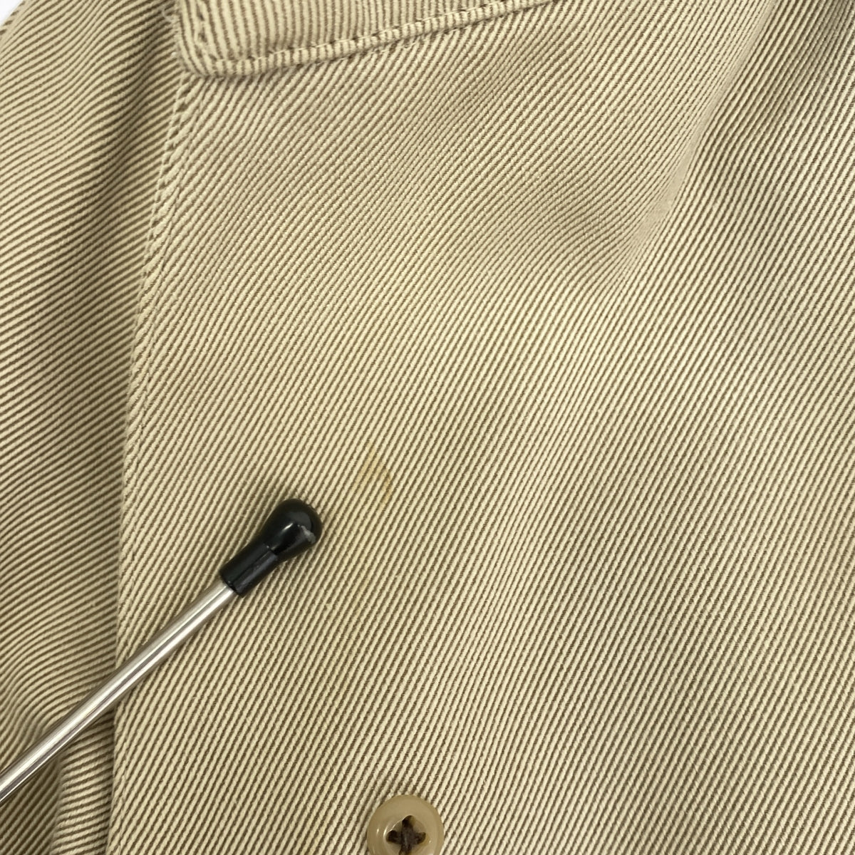 BROOKS BROTHERS / 브룩스 브라더스 | 코튼 스텐 컬러 코트 | S | 베이지 | 남성