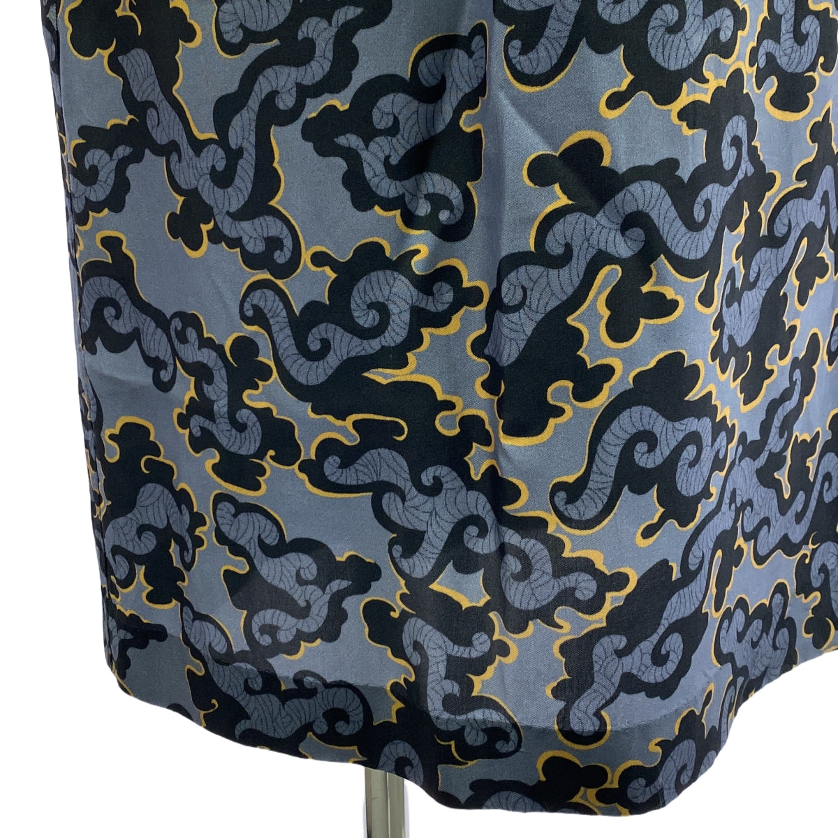 DRIES VAN NOTEN | 2015秋冬 | 層疊無袖長裙 | 36 | 藍色/橘子/黑 | 女款