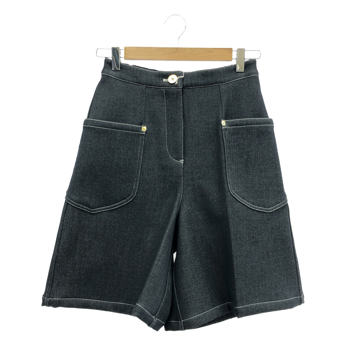 Rosy Monster | Denim-like wide shorts | S | Women's