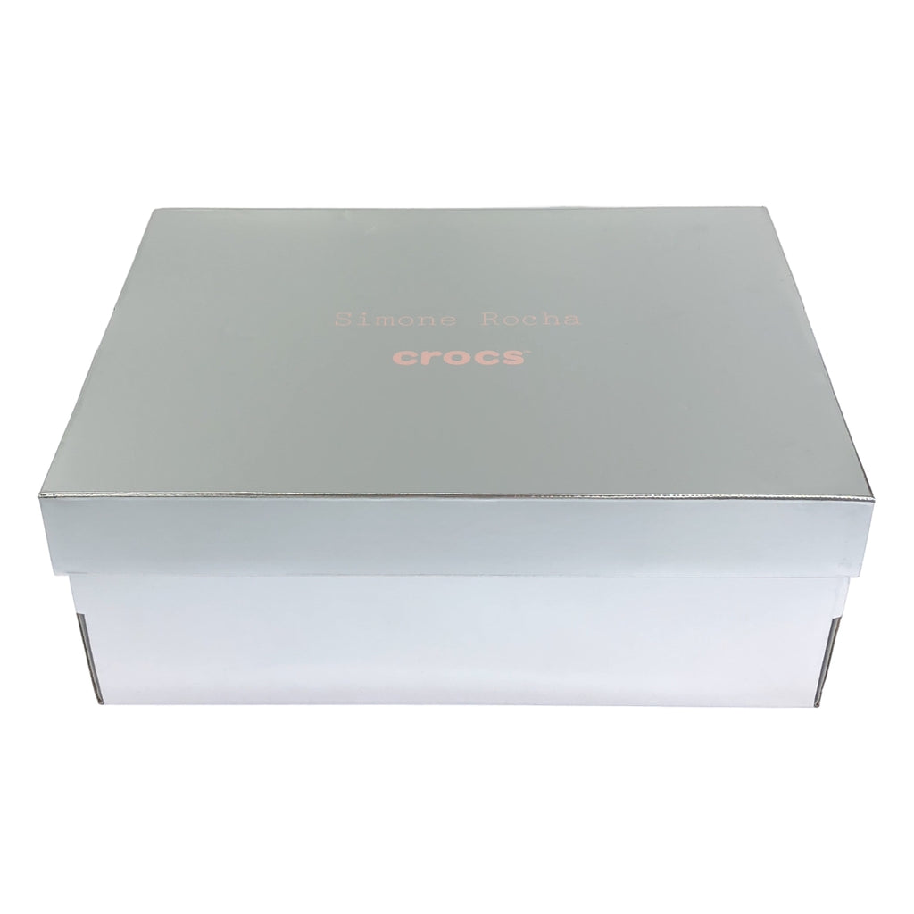 [類似新品] Simone Rocha x Crocs Stomp Fisherman 厚底涼鞋，附寶石裝飾，6 碼，黑色，女款