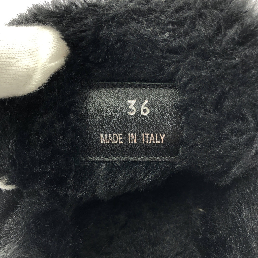 N°21 / ヌメロヴェントゥーノ | ファー トリム チェーン ミュール シューズ | 36 | レディース