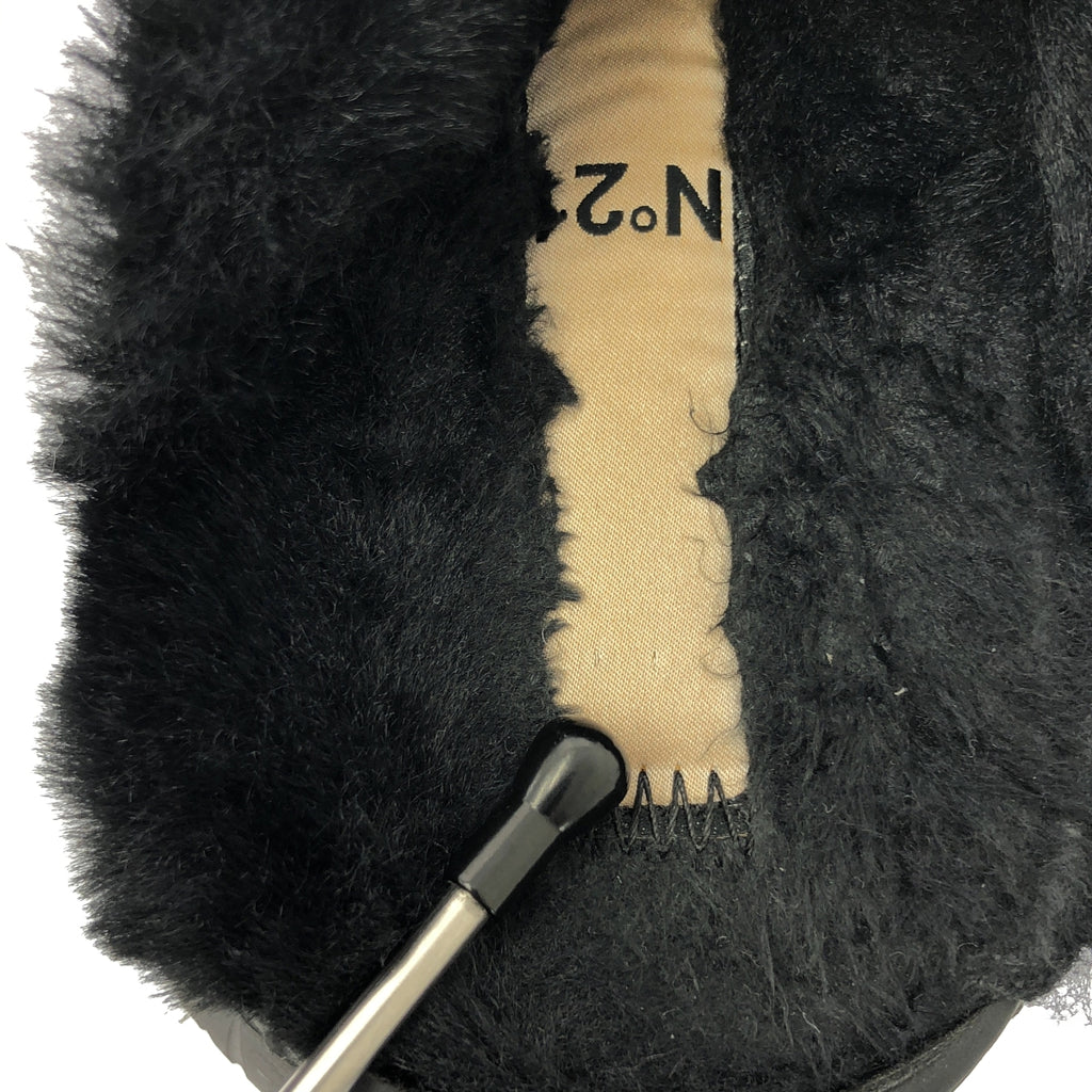 N°21 / ヌメロヴェントゥーノ | ファー トリム チェーン ミュール シューズ | 36 | レディース