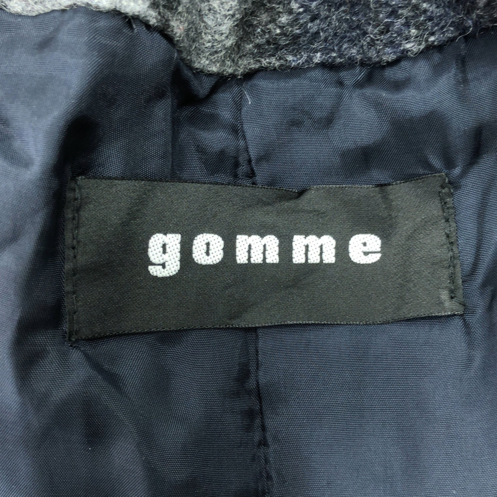 gomme / ゴム | チェック プリーツ ロング イージースカート | M | ネイビー/ブラック | レディース