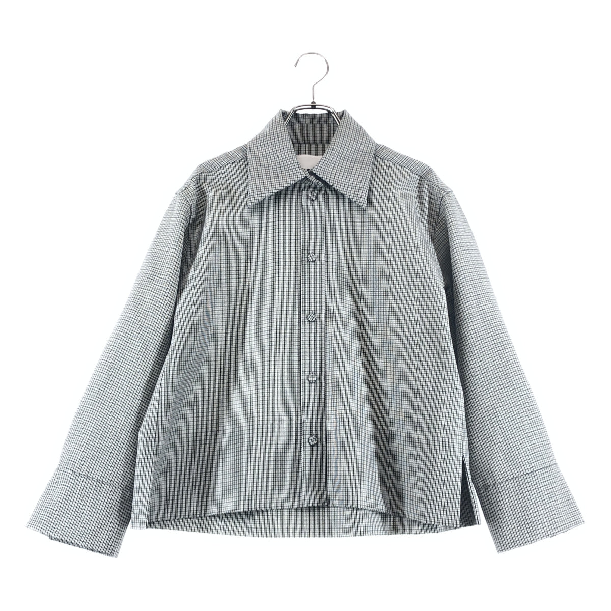 JIL SANDER / ジルサンダー | 2024AW | WOOL CHECK TAILORING / | 32 | レディース